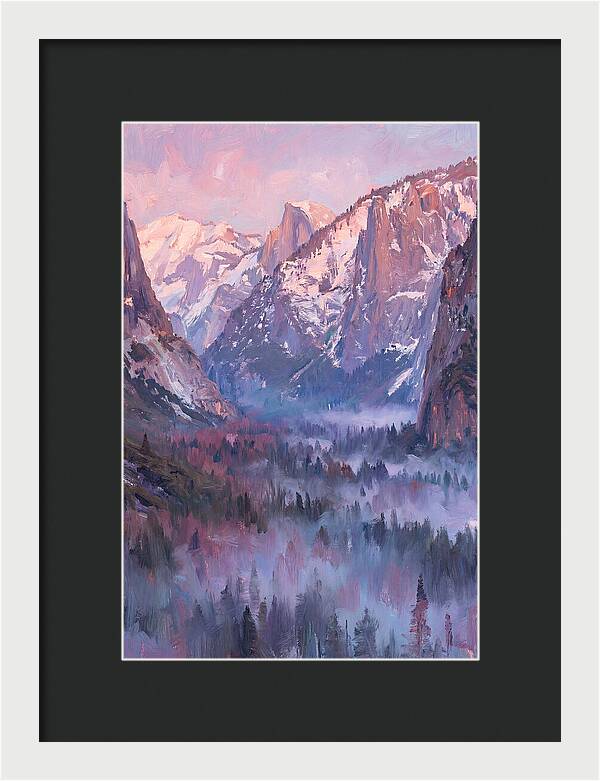 Serenity Of The Valley At Dawn