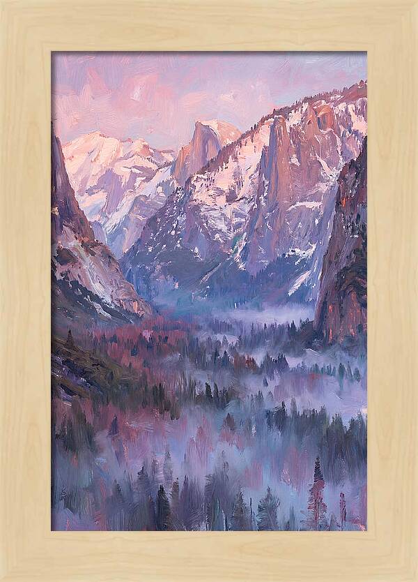 Serenity Of The Valley At Dawn