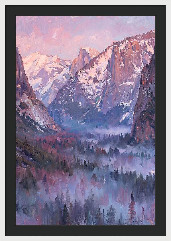 Serenity Of The Valley At Dawn