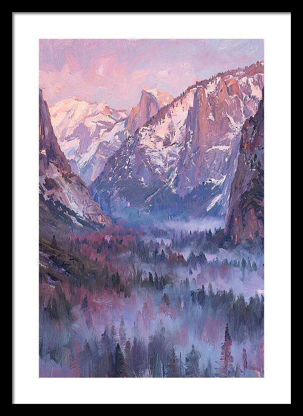 Serenity Of The Valley At Dawn