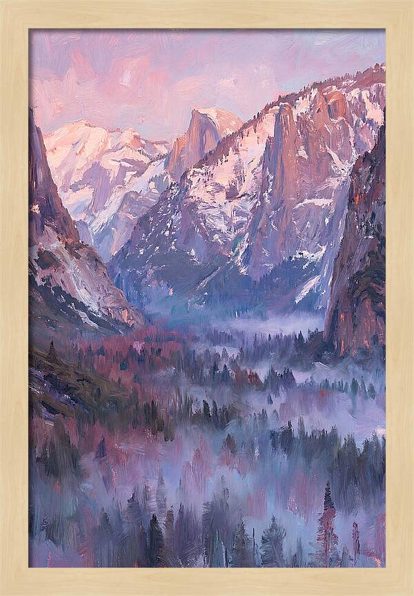 Serenity Of The Valley At Dawn