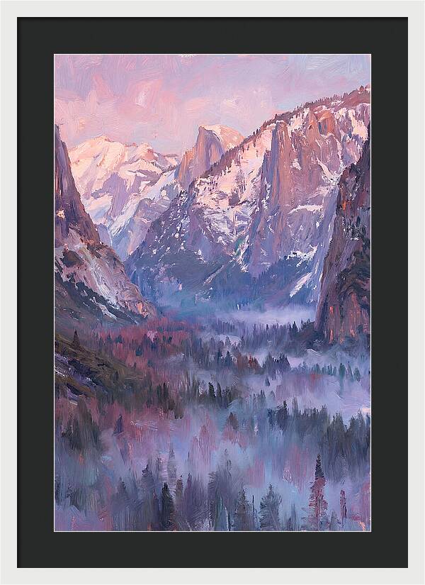 Serenity Of The Valley At Dawn