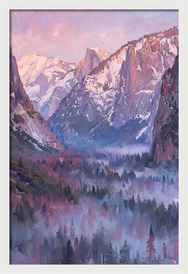 Serenity Of The Valley At Dawn