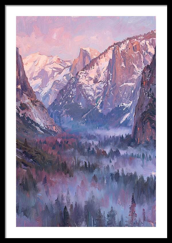 Serenity Of The Valley At Dawn