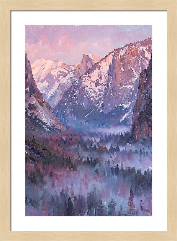 Serenity Of The Valley At Dawn