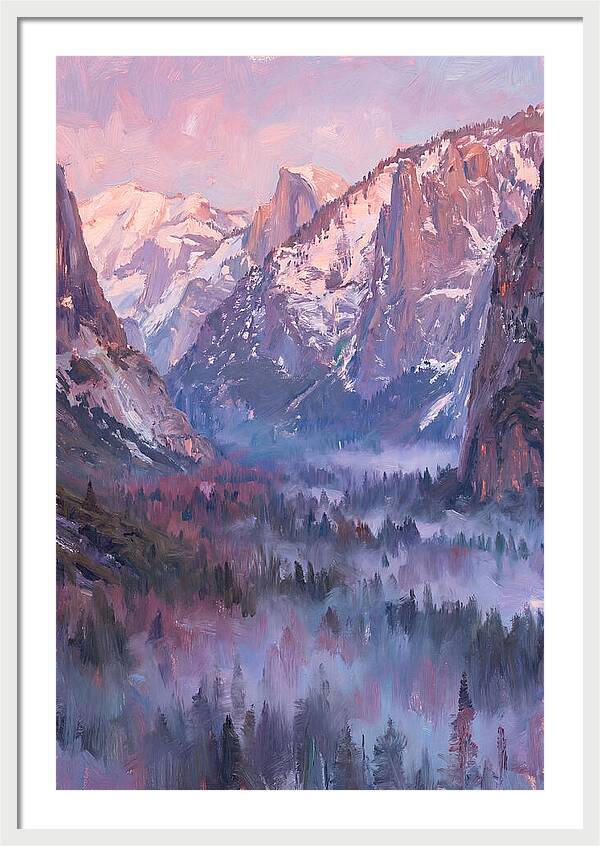 Serenity Of The Valley At Dawn
