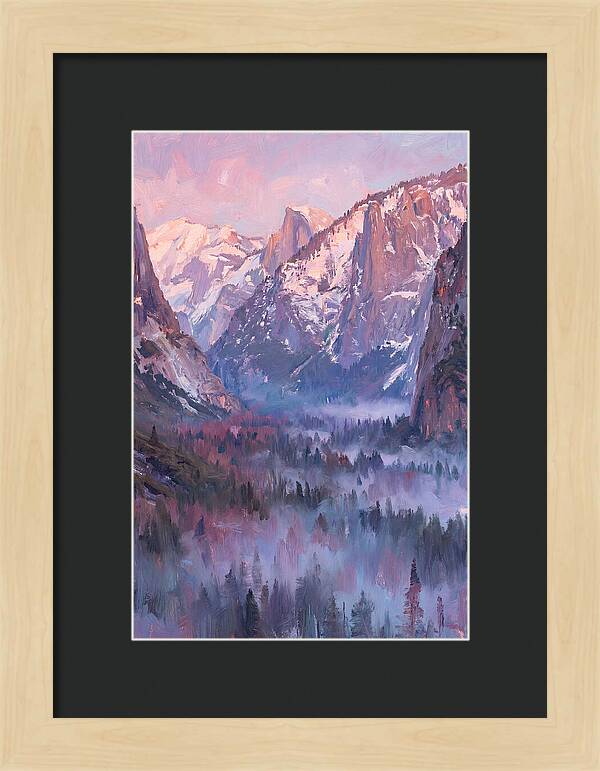 Serenity Of The Valley At Dawn
