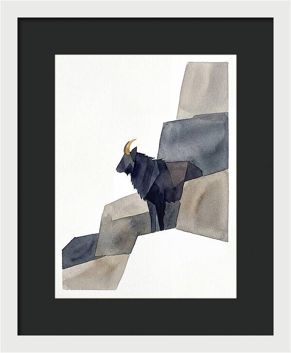Serow Standing Proudly