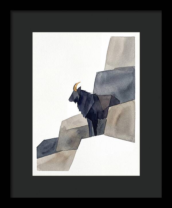 Serow Standing Proudly