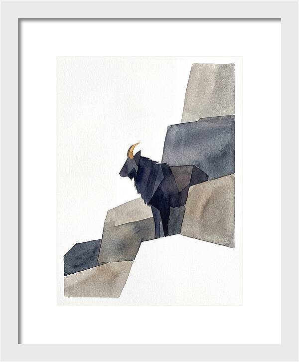 Serow Standing Proudly