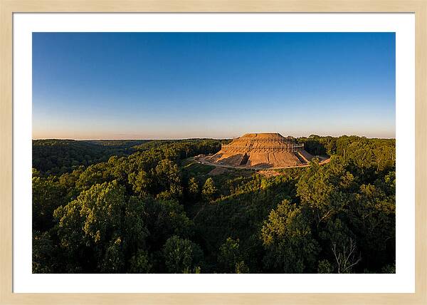 Serpent Mound At Dusk