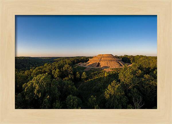 Serpent Mound At Dusk