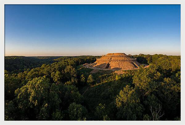 Serpent Mound At Dusk