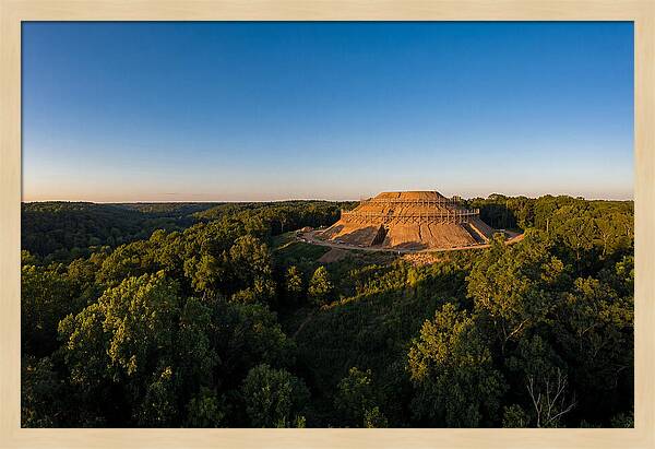 Serpent Mound At Dusk