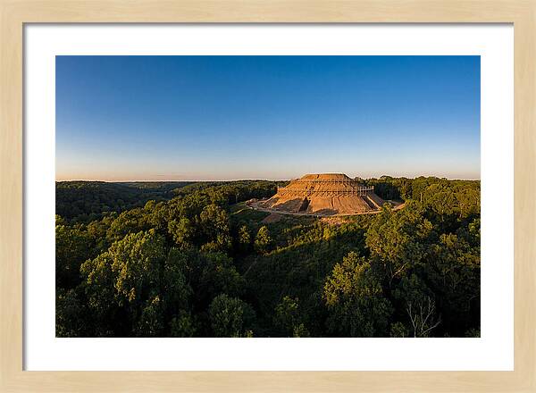 Serpent Mound At Dusk