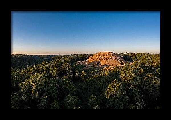 Serpent Mound At Dusk