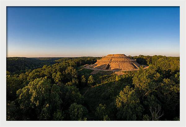 Serpent Mound At Dusk