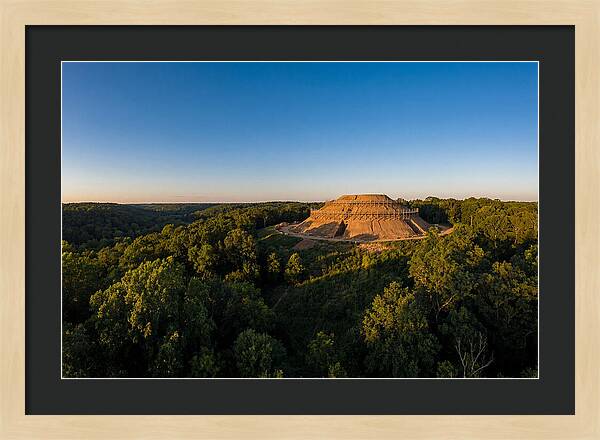 Serpent Mound At Dusk