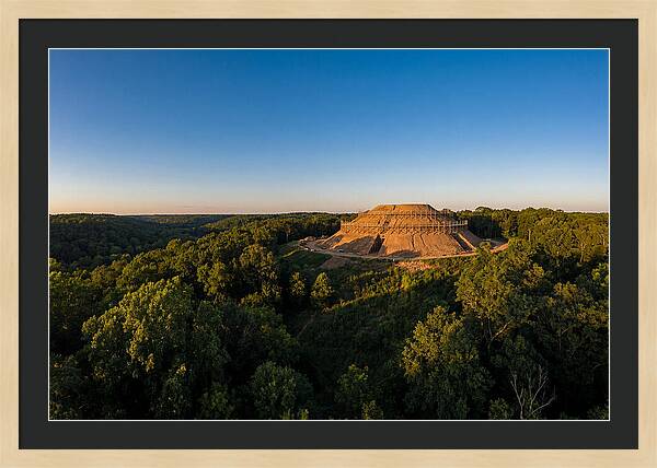 Serpent Mound At Dusk