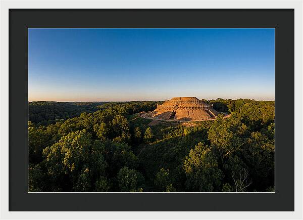 Serpent Mound At Dusk