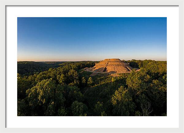 Serpent Mound At Dusk