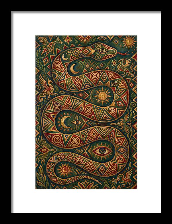 Serpent Of Mystical Patterns