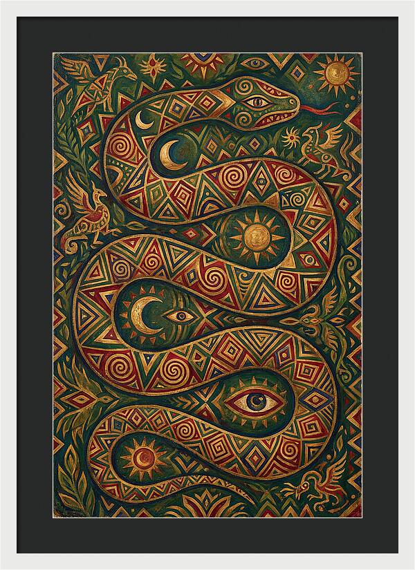 Serpent Of Mystical Patterns