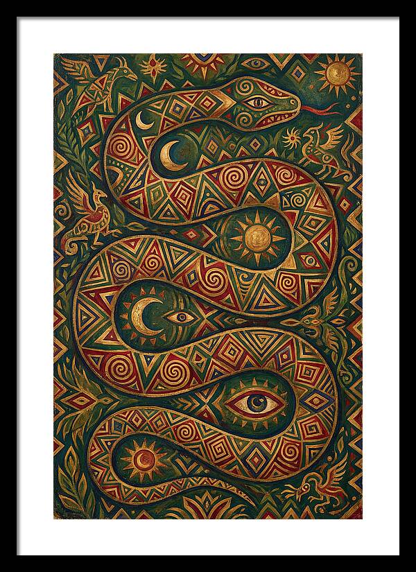 Serpent Of Mystical Patterns