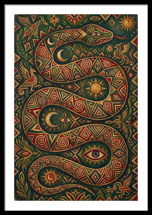 Serpent Of Mystical Patterns