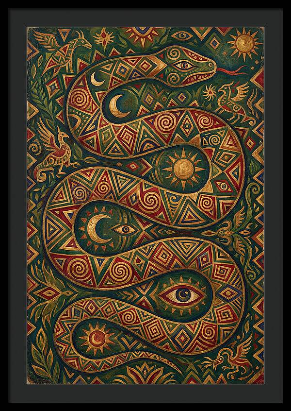 Serpent Of Mystical Patterns