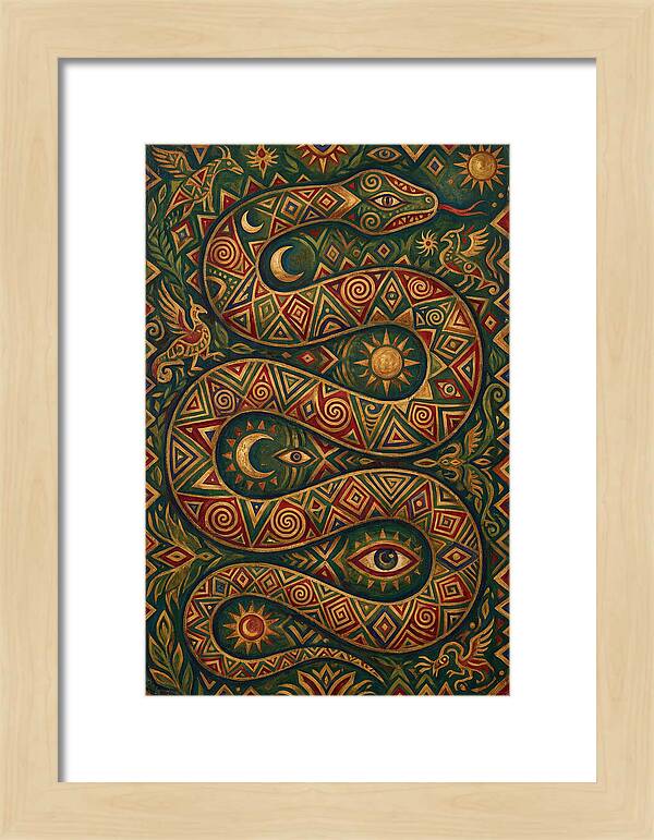 Serpent Of Mystical Patterns