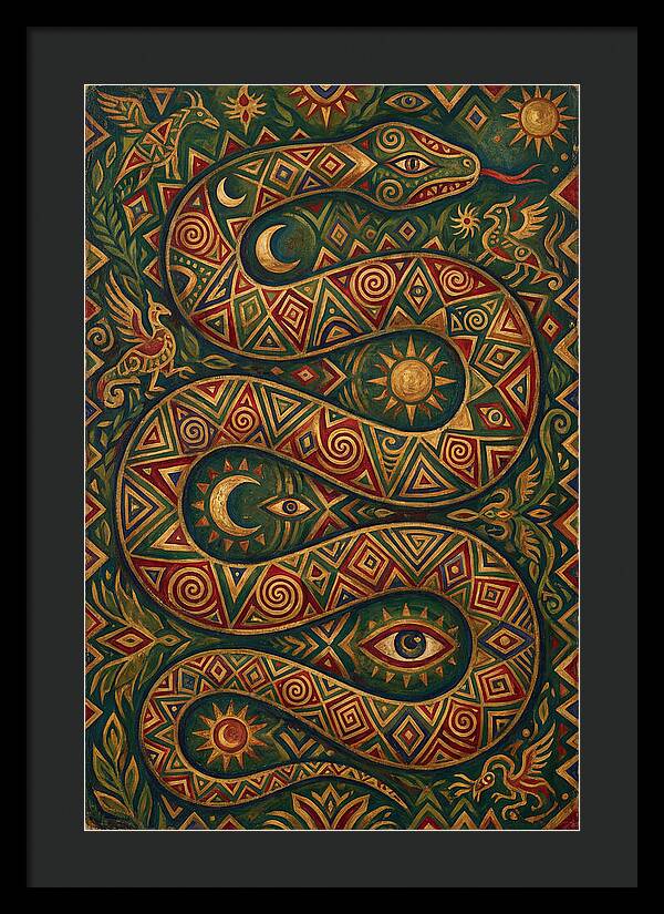 Serpent Of Mystical Patterns