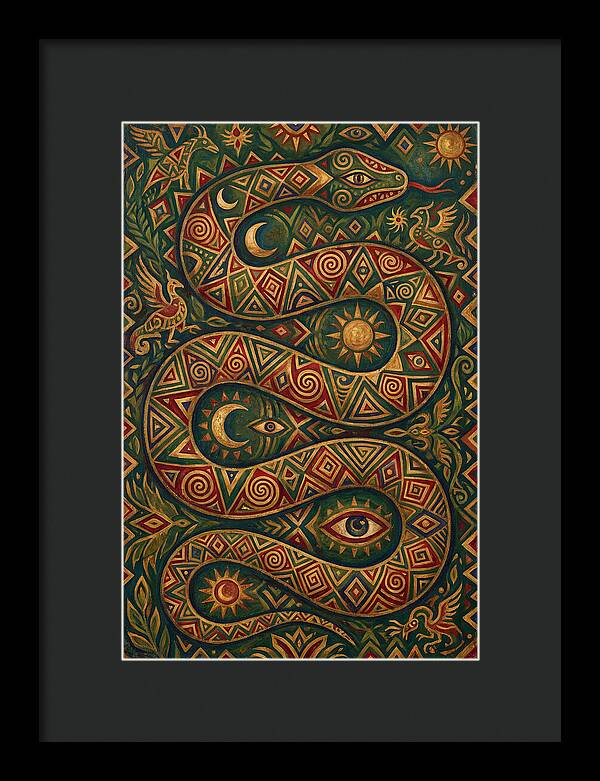 Serpent Of Mystical Patterns