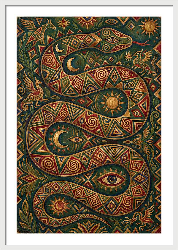 Serpent Of Mystical Patterns