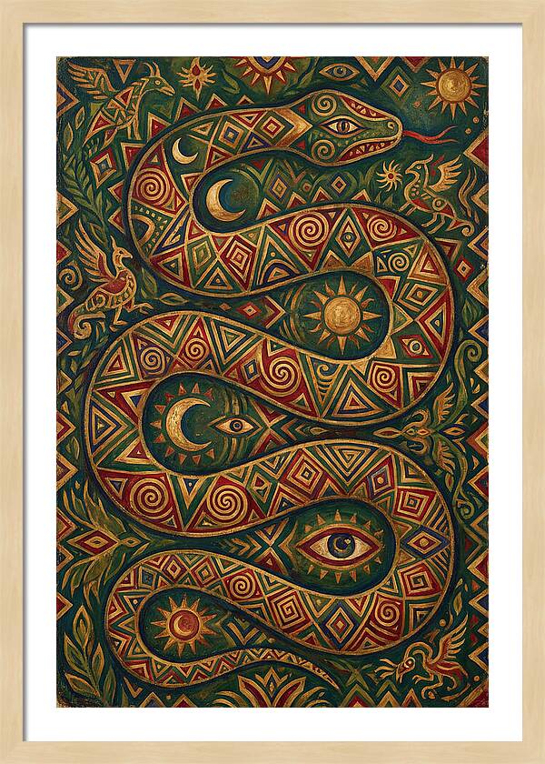 Serpent Of Mystical Patterns