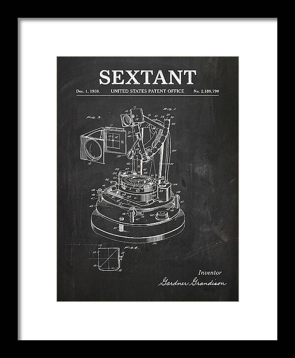 Sextant Chalkboard Patent Us2189790