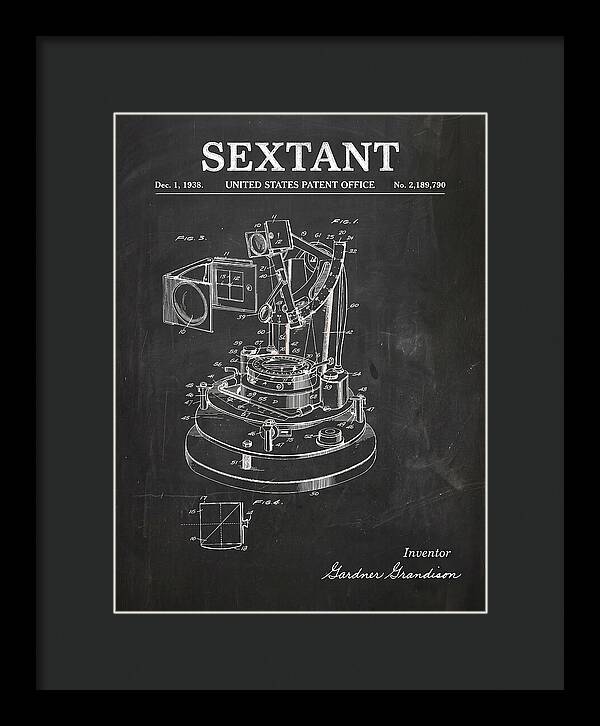 Sextant Chalkboard Patent Us2189790