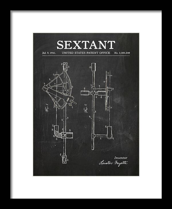 Sextant Chalkboard Patent Us2350240
