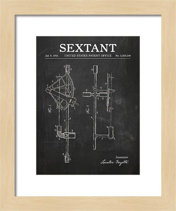 Sextant Chalkboard Patent Us2350240