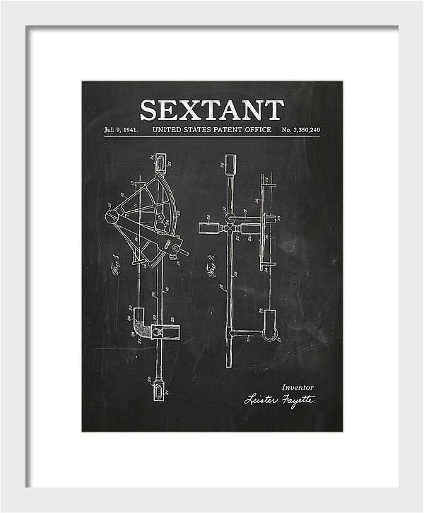 Sextant Chalkboard Patent Us2350240