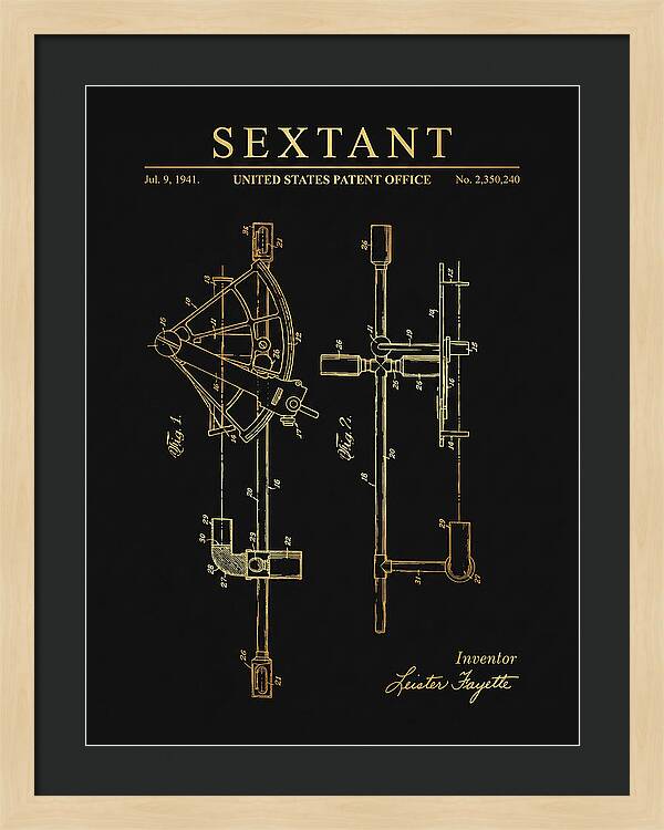 Sextant Gold Patent Us2350240
