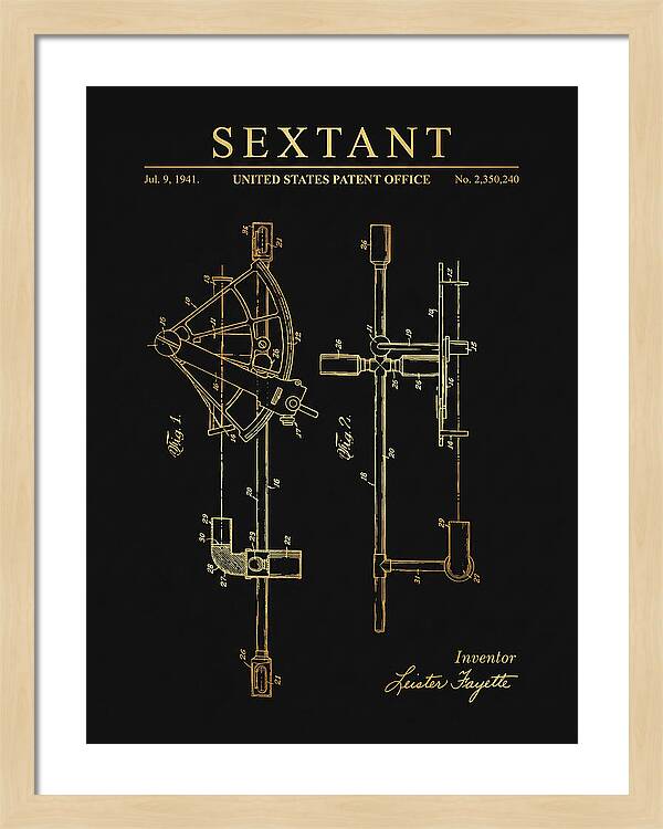 Sextant Gold Patent Us2350240