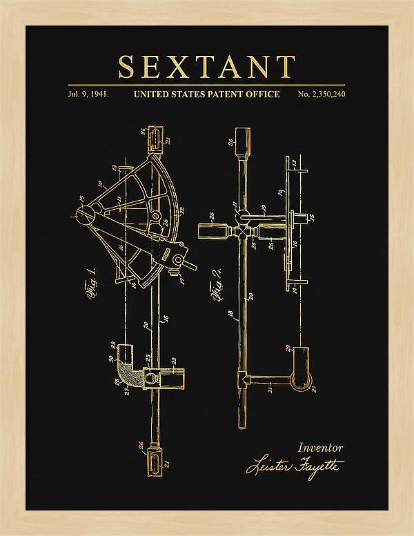 Sextant Gold Patent Us2350240
