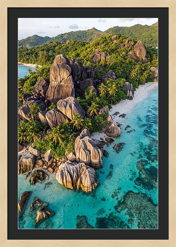 Seychelles Granite Beach