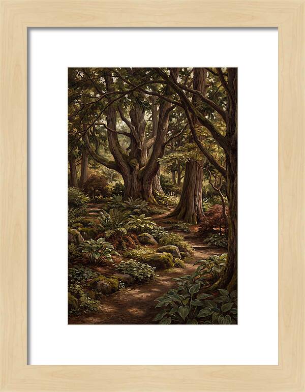 Shade Garden Under Tall Trees