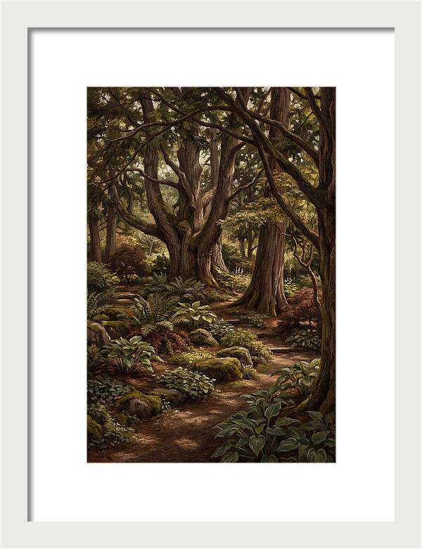 Shade Garden Under Tall Trees