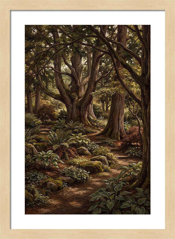 Shade Garden Under Tall Trees