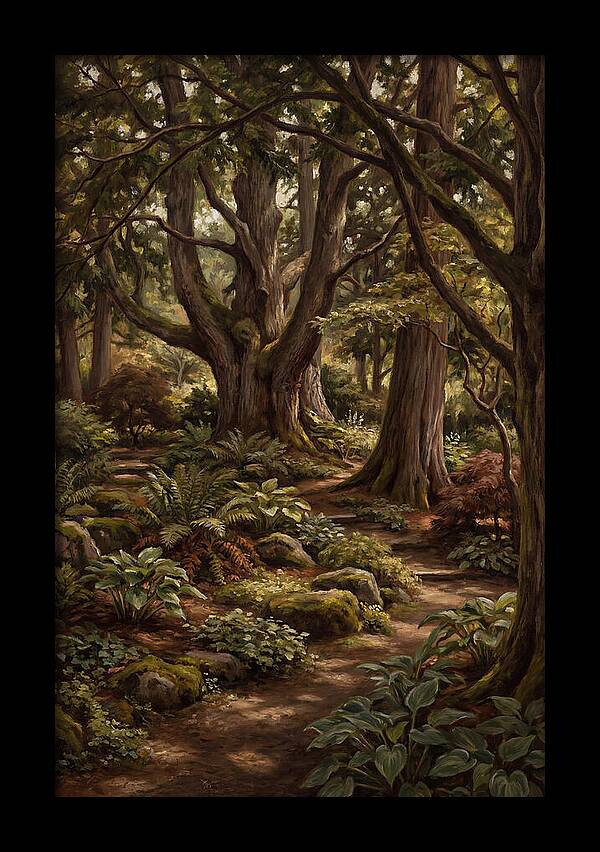 Shade Garden Under Tall Trees