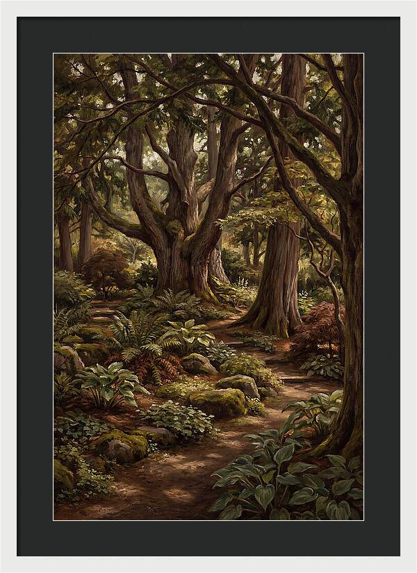 Shade Garden Under Tall Trees