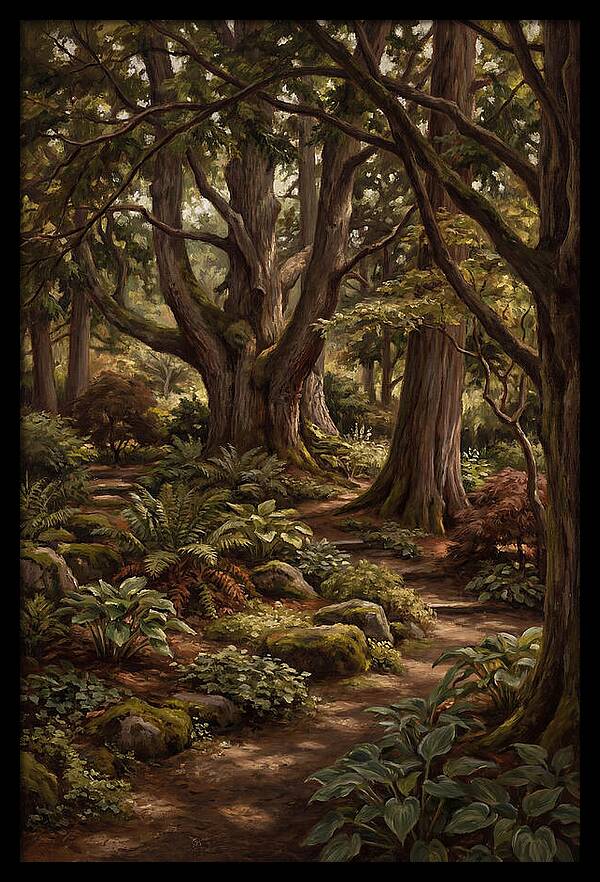 Shade Garden Under Tall Trees